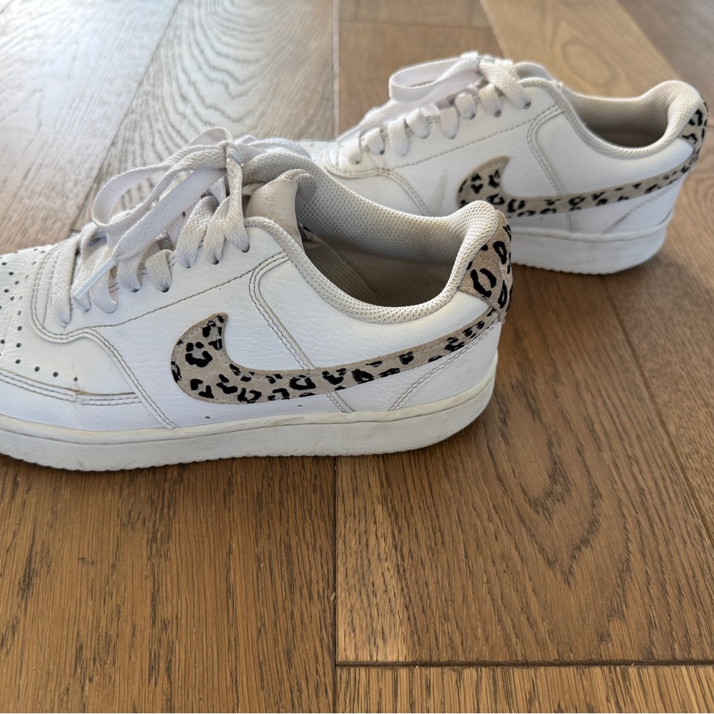 Nike Court Vision Next Nature Women's Low-Top Shoes Leopard